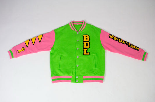 Boys Don't Listen Varsity Jacket